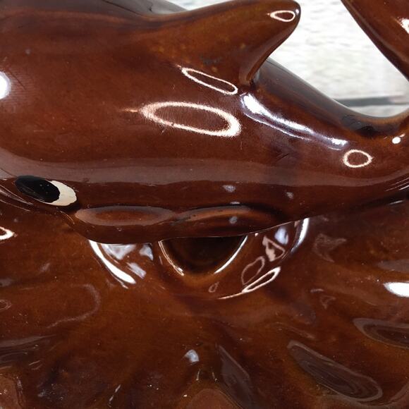 Vintage Novelty Whale Ashtray with Smoking Blowhole Incense‎ Burner Scrubby Hold - Picture 8 of 10